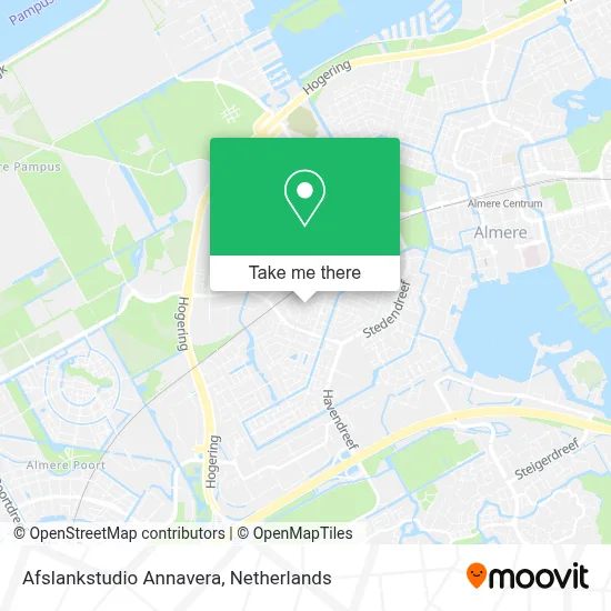 Afslankstudio Annavera map