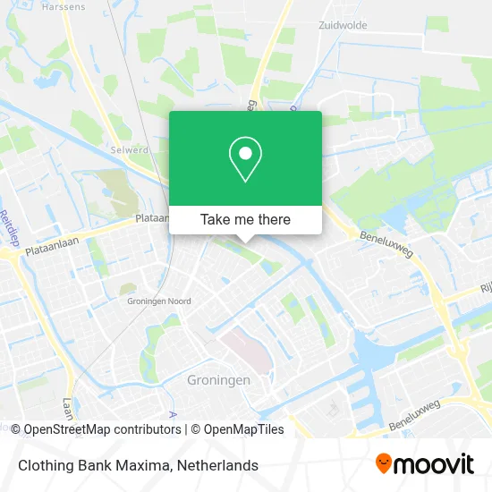 Clothing Bank Maxima map