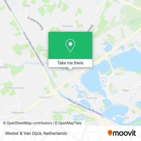 Wester & Van Dijck map