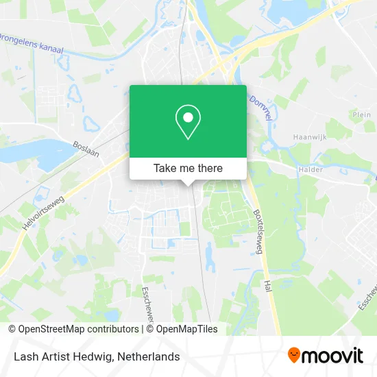 Lash Artist Hedwig map