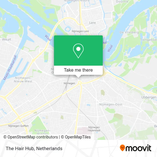 The Hair Hub map