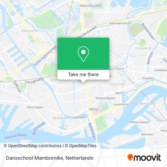 Dansschool Mambomike map