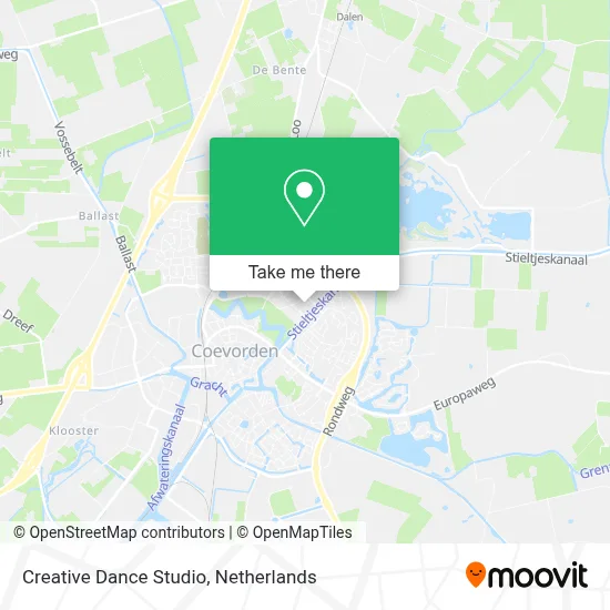 Creative Dance Studio map