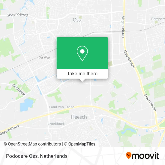 Podocare Oss map