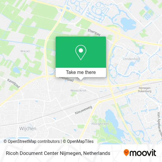 Ricoh Document Center Nijmegen map