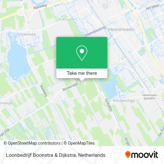 Loonbedrijf Boonstra & Dijkstra map