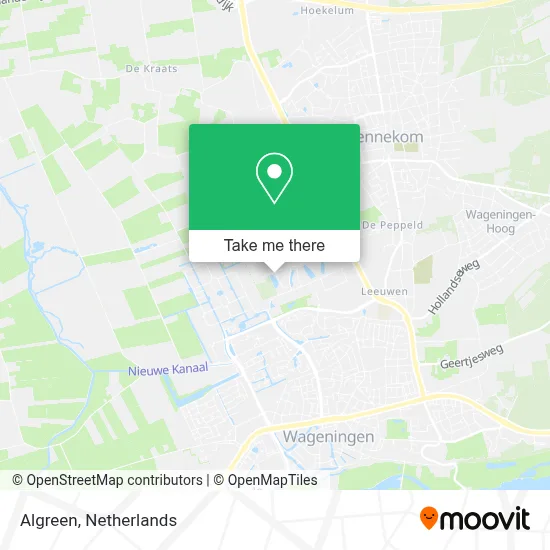 Algreen map