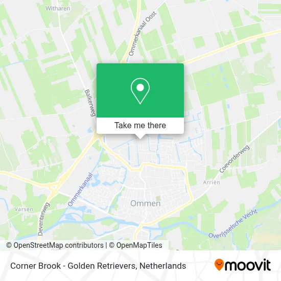 Corner Brook - Golden Retrievers map