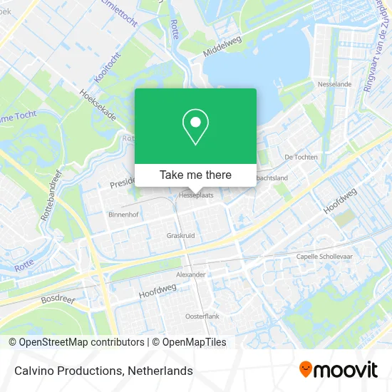 Calvino Productions map