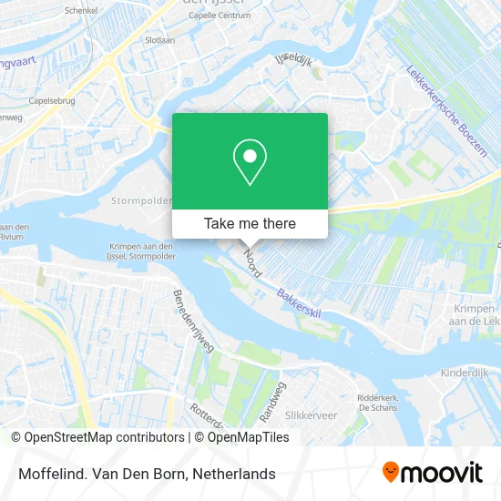 Moffelind. Van Den Born map