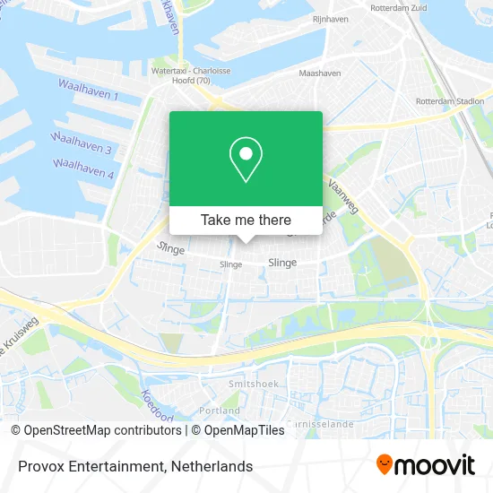 Provox Entertainment map