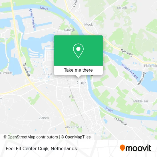 Feel Fit Center Cuijk map