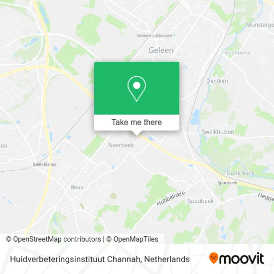 Huidverbeteringsinstituut Channah map