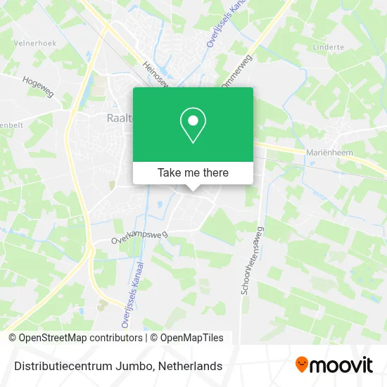 Distributiecentrum Jumbo map