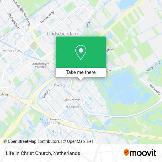 Life In Christ Church map