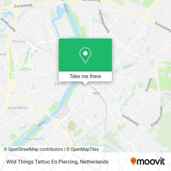 Wild Things Tattoo En Piercing map
