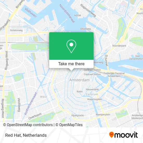 Rode Hoed map