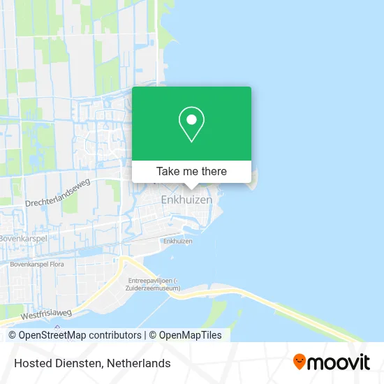 Hosted Diensten map