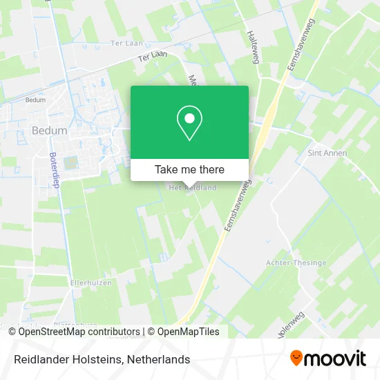 Reidlander Holsteins map