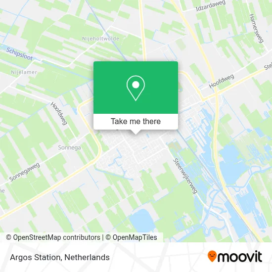 Argos Station map