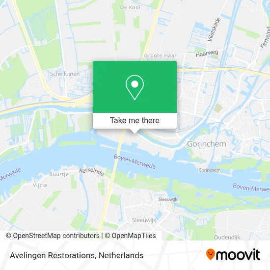 Avelingen Restorations map