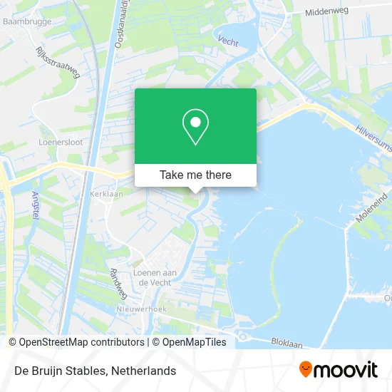 De Bruijn Stables map