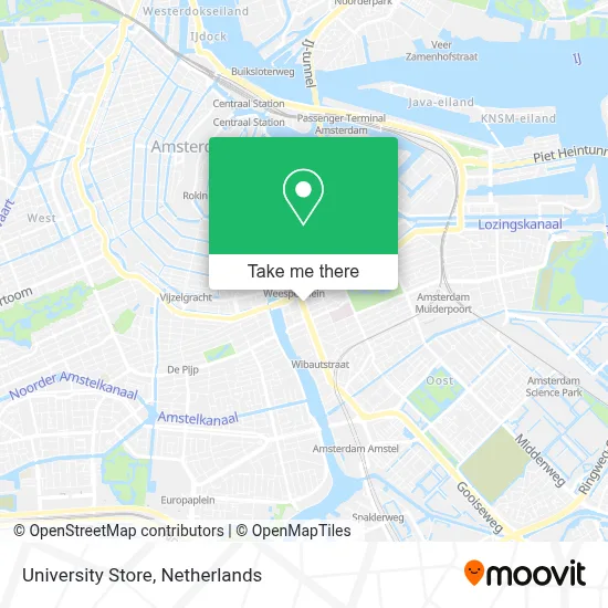 University Store map