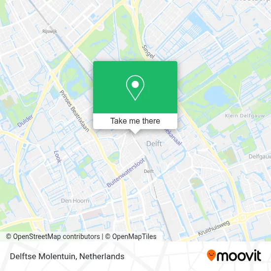 Delftse Molentuin map