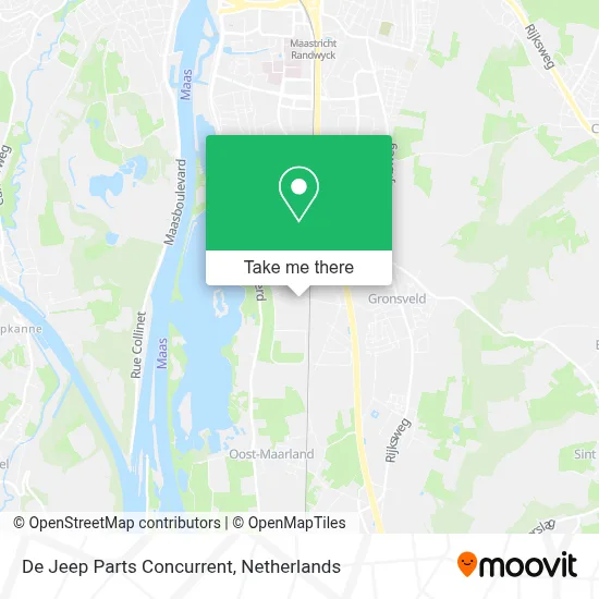De Jeep Parts Concurrent map
