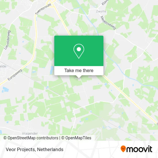 Veor Projects map