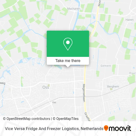 Vice Versa Fridge And Freezer Logistics map