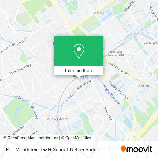 Roc Mondriaan Taal+ School map
