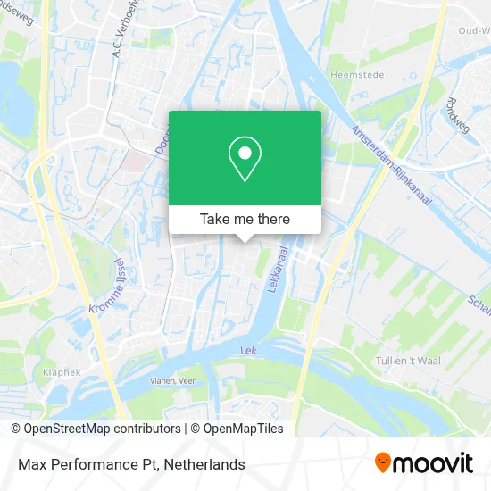 Max Performance Pt map