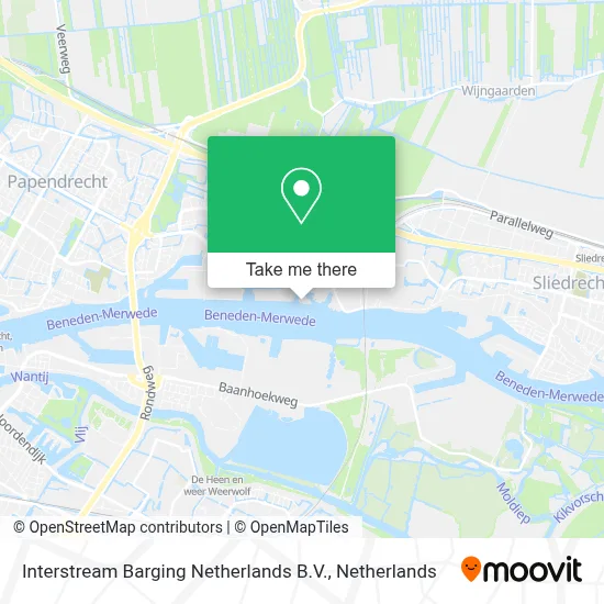 Interstream Barging Netherlands B.V. map