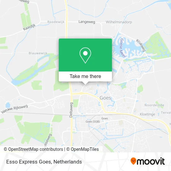 Esso Express Goes map