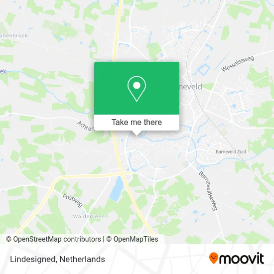 Lindesigned map