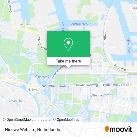 Nieuwe Website map