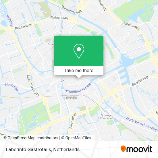 Laberinto Gastrotails map