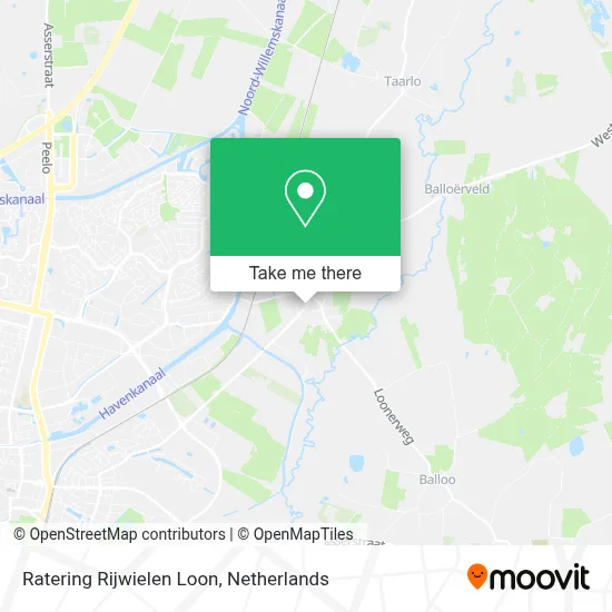 Ratering Rijwielen Loon map