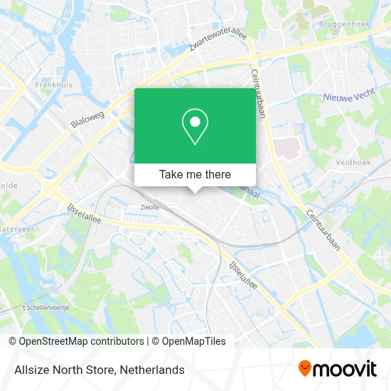 Allsize North Store map