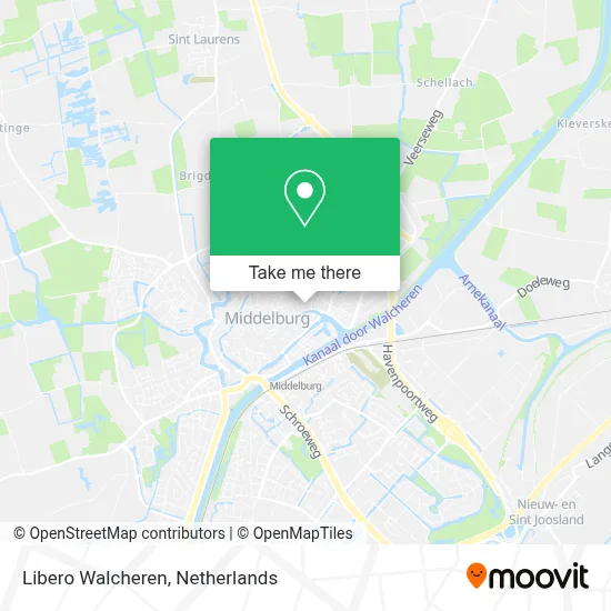 Libero Walcheren map