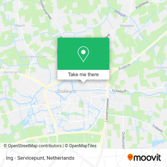 Ing - Servicepunt map