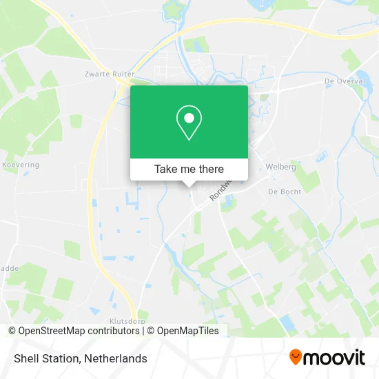 Shell Station map