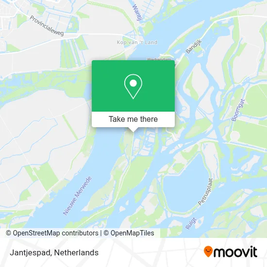 Jantjespad map