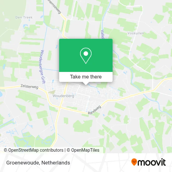 Groenewoude map