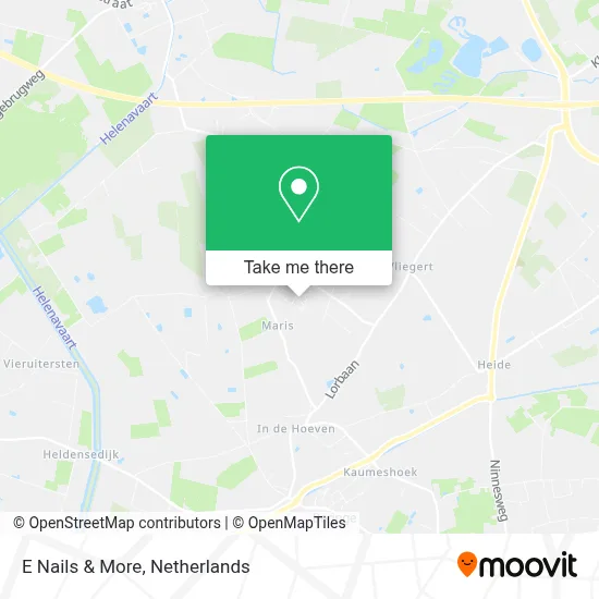 E Nails & More map