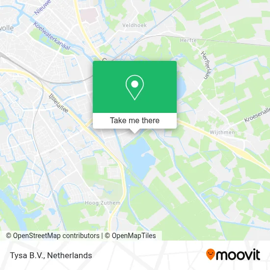 Tysa B.V. map