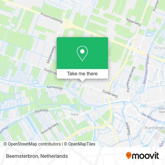 Beemsterbron map