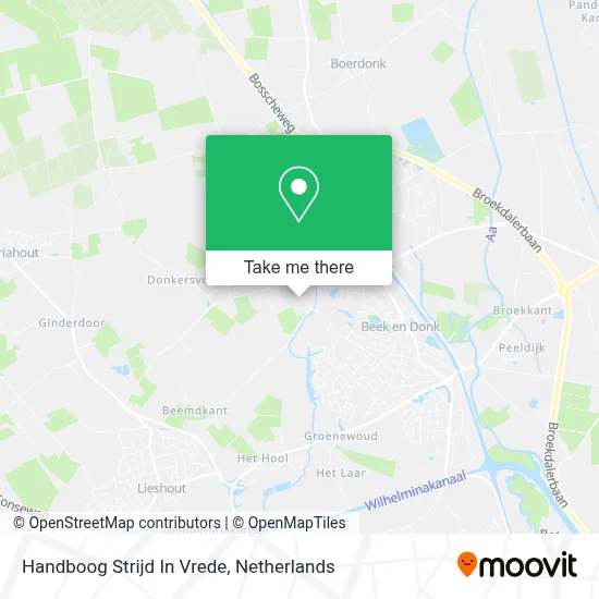 Handboog Strijd In Vrede map