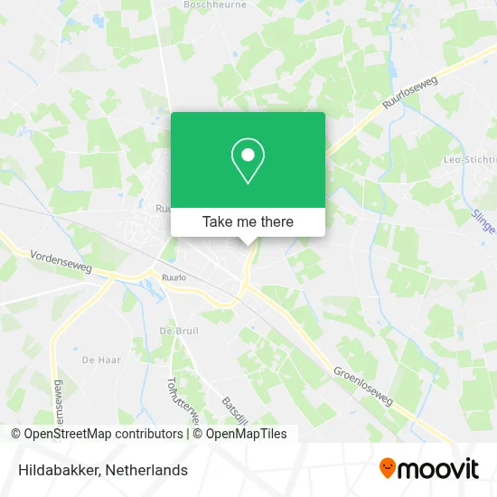 Hildabakker map